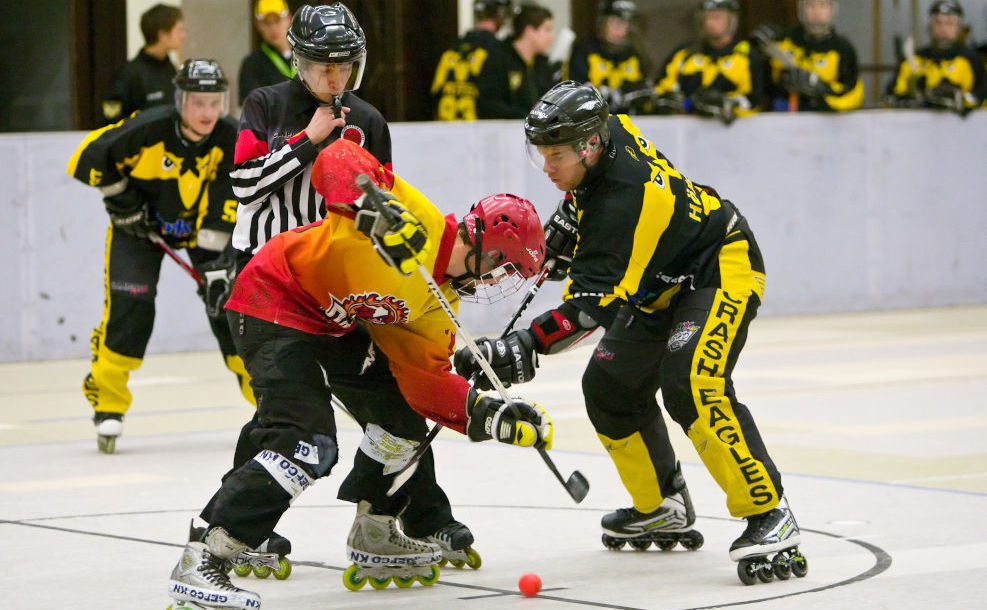 Bully beim Inline-Skater-Hockey