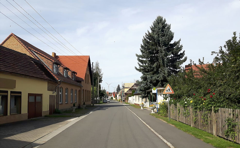 Göllnitzer Dorfstraße (Göllnitz bei Sallgast) 2019